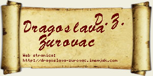 Dragoslava Zurovac vizit kartica